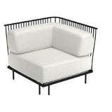 Emuamericas, Llc E1084-22 - Cannolè Lounge Corner Module, Outdoor/indoor, Steel Wire Back