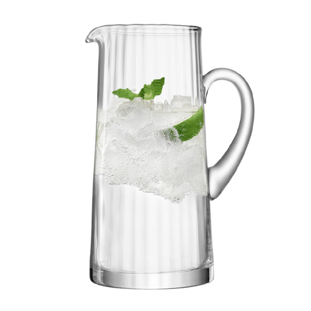 Hospitality Brands HGLAU14-001 Hospitality Brands Aurelia Pitcher 64 Oz. Lead-free Ultra Clear Crystal