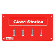 Hubert 13808 - Glove Station Organizer, 4-clip, 14" X 6"H