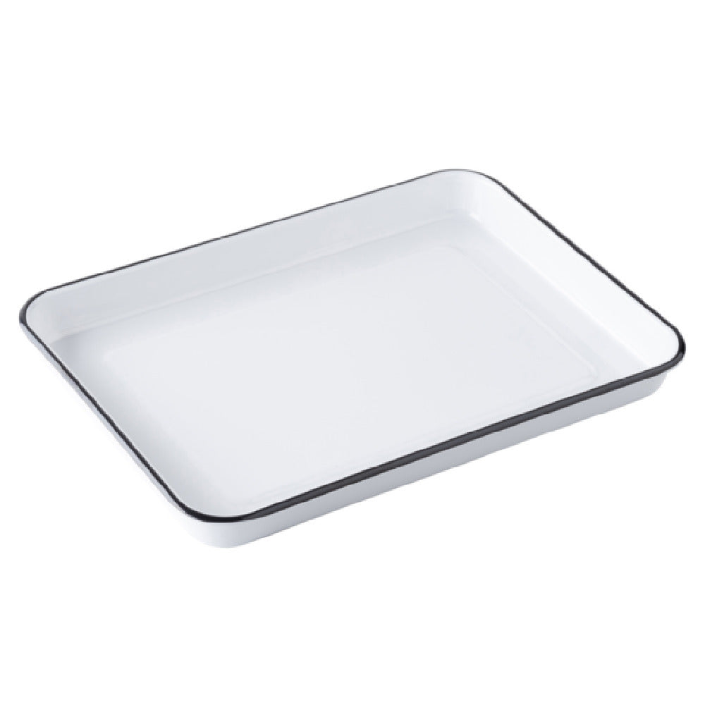 TableCraft Products 12161 - Canteen Collection Serving Tray, 16" X 11.5" X 1.5" Rectangular