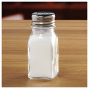 Anchor Hocking 90079 Salt & Pepper Shaker 2 Oz. Square