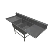 John Boos 42PB2028-2D30 Pro-Bowl Sink 2-compartment 103-1/4"W X 33-1/2"D X 44-1/16"H Overall Size