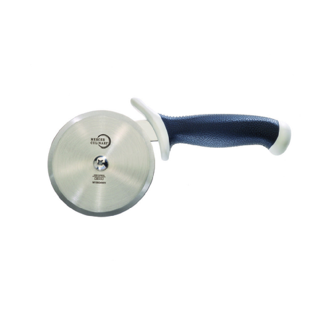Mercer M18604WH - Millennia® Pizza Cutter, 4" Blade, High-carbon Japanese Steel Blade With Precision Ground Edge