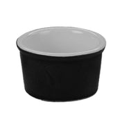 CAC China RKF-25-BLK RKF Ramekin 2-1/2 Oz. 2-7/8" Dia. X 1-1/2"H
