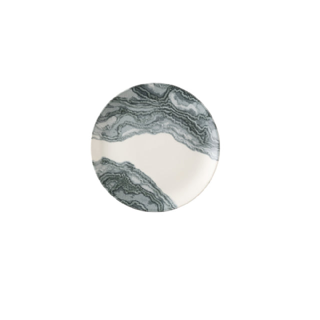 Churchill China TDBKEV111 - Black Evolve Coupe Plate, 11.25", Ceramic