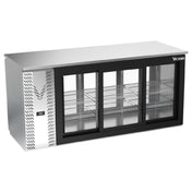 Victory VBBN72HC-GS-PT-S - Pass-Thru Back Bar Refrigerator, Three-section, 72"W X 27-7/8”D X 34"H
