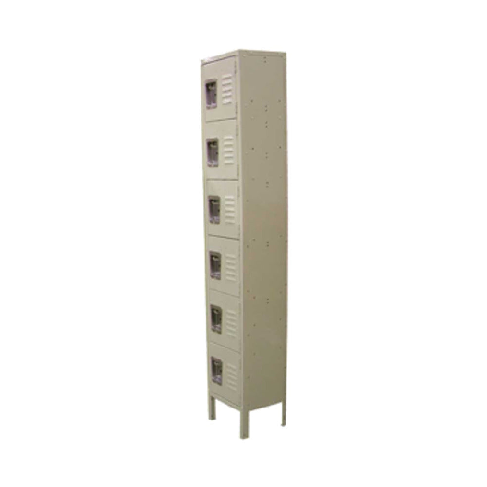 Omcan 13134 (13134) Locker 6-tier 12"W X 18"D X 78"H Overall