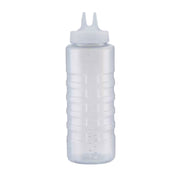 Vollrath 2332-13 Traex® Twin Tip™ Squeeze Bottle Dispenser 32 Oz. Wide Mouth