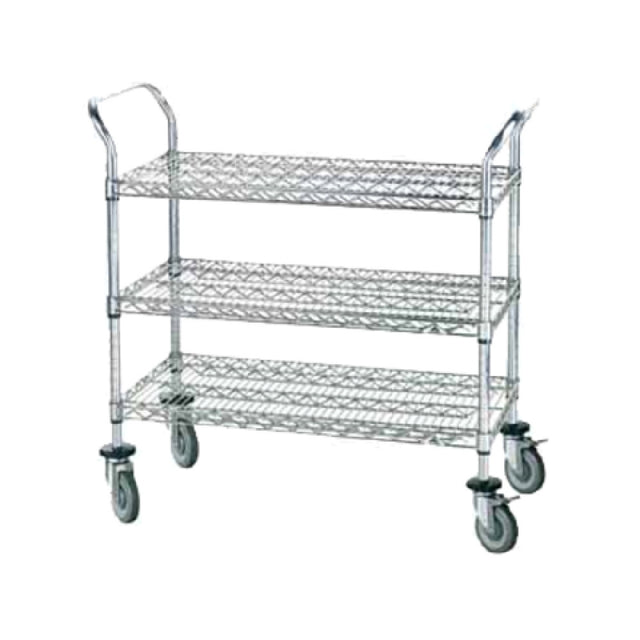 Advance Tabco WUC-1842R Special Value Wire Utility Cart Heavy Duty (3) Shelves