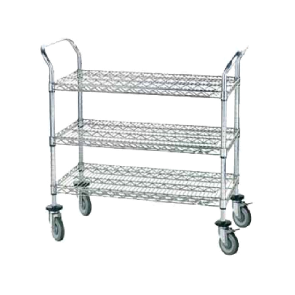 Advance Tabco WUC-2436P Special Value Wire Utility Cart Heavy Duty (3) Shelves