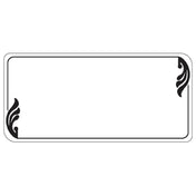 Hubert 32243 - Merchandising Tag, 4" X 1-3/4"H, Rectangular