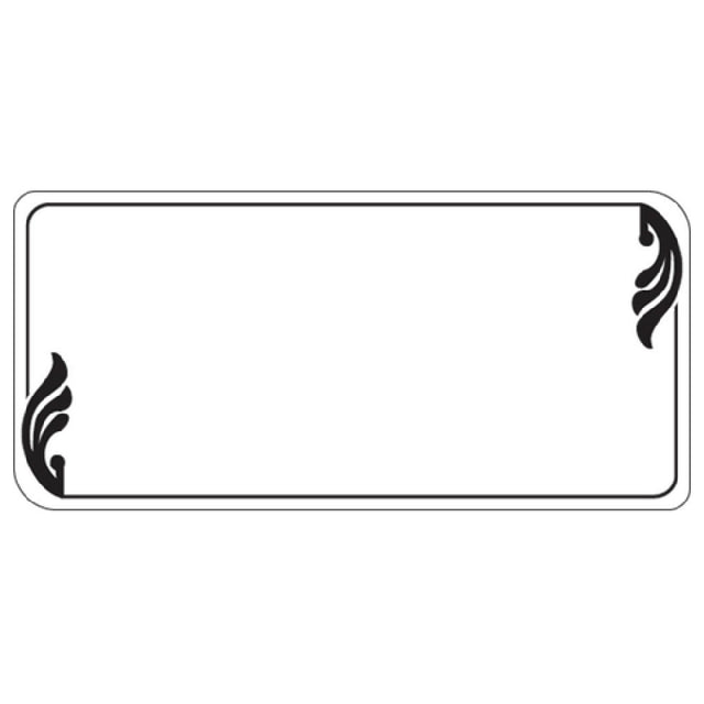 Hubert 32243 - Merchandising Tag, 4" X 1-3/4"H, Rectangular
