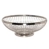Service Ideas WBBO9PS Service Ideas Wire Basket Oval Polished Stainless