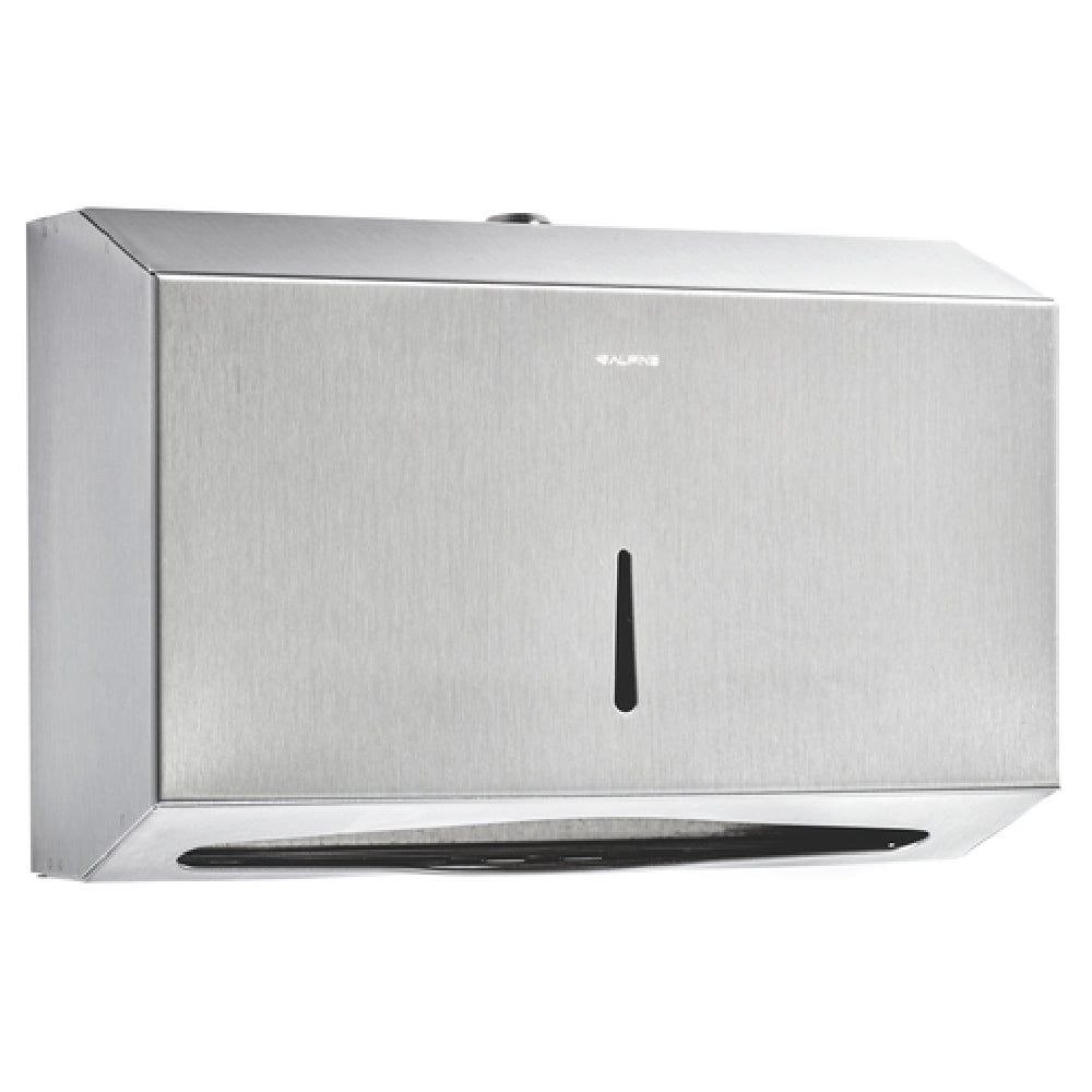 Alpine Industries ALP481S Towel Dispenser 10-4/5"W X 3-15/16"D X 7"H With Lock