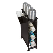 San Jamar C8504WFD Wireworks™ Cup & Lid Organizer 6-3/8"W X 18-1/4"D X 24-3/8"H