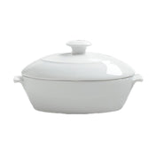 Steelite 6300P035 Medium Oval Bowl W/Lid 4.25 Oz 5.75" X 3.0" X 2.75"