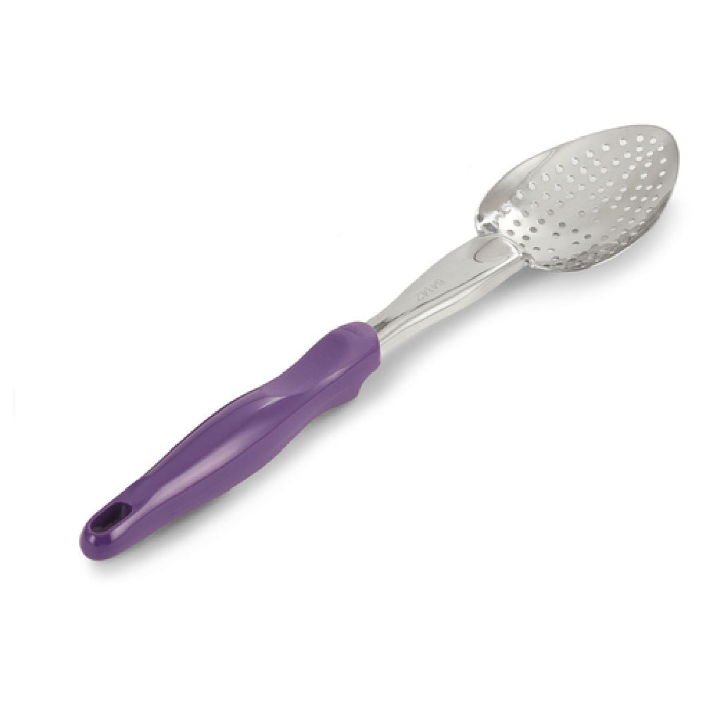 Vollrath 6414280 Ergo Grip™ Heavy Duty Spoon Purple Nylon Ergonomic Handle Equipped With All-natural Antimicrobial