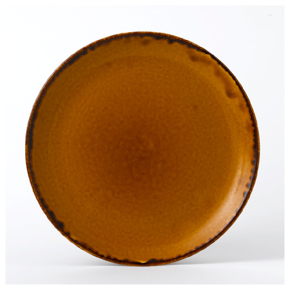 Arc Cardinal HB288 Dudson Harvest Brown Coupe Plate (D:11.25'') Vitrified Ceramic