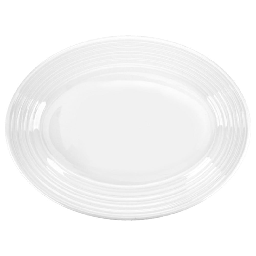 International Tableware MZ-51 Platter 14-1/2"L X 10-3/4"W X 2-1/4"H Oval
