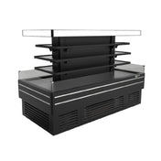 Turbo Air TIOM-48CSCB-N Island Display Self-Serve Refrigerated Merchandiser 47.9 Cu. Ft. Capacity