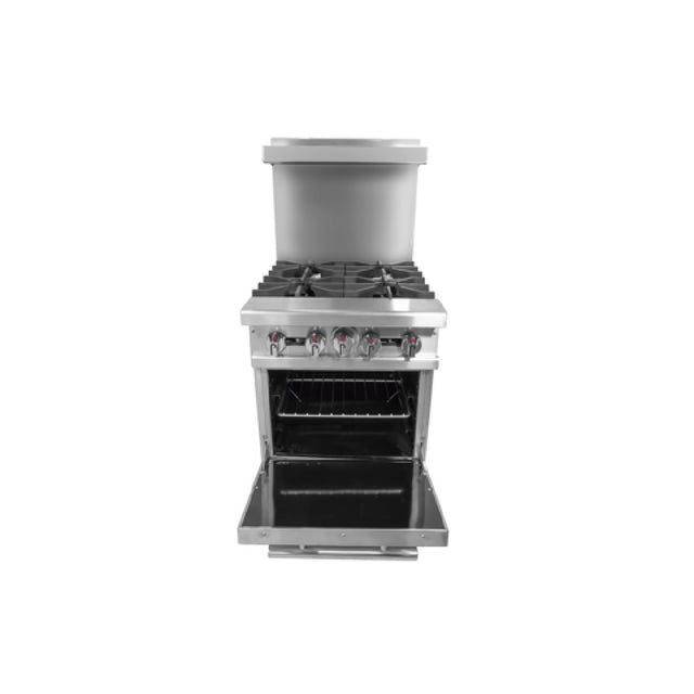 Connerton Cooking CN24-2-12G_NAT Restaurant Range Gas 24"W X 34"D