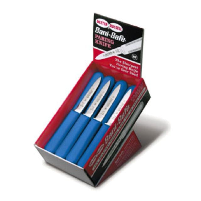 Dexter Russell S104-24C Sani-Safe® (15323C) Paring Knives 3-1/4" In Display Box