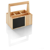 BauscherHepp 53.0175.0444 Cutlery Box With Handle 6.1" X 8.7" X 9.1"H Rectangle