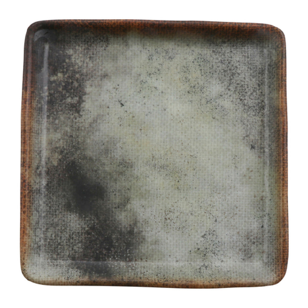 GET Enterprises 20030-WVN Savor Square Plate 4" X 4"" Melamine