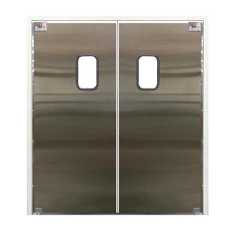 Curtron SPD-30-SS-DBL-6096 Service-Pro® Series 30 Double Swinging Door 60” X 96”