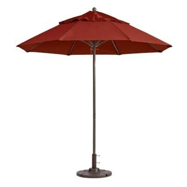 7 1 2 ft patio umbrella in red Grosfillex 7.5 ft Round Windmaster Fiberglass Umbrella Terra Cotta