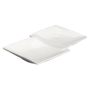 Winco WDP017-109 Duo Plate 13-7/8" X 8" Two-compartment