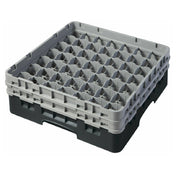 Cambro 49S434110 Camrack® Glass Rack With (2) Soft Gray Extenders Full Size