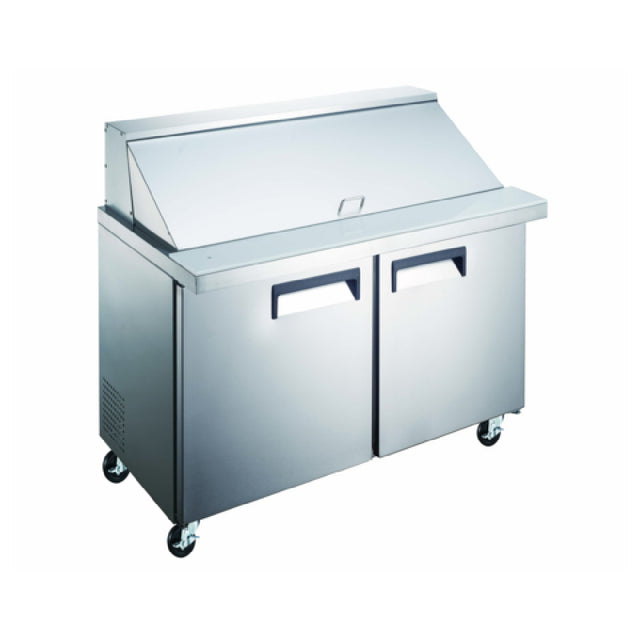 Admiral Craft GRSLM-2D/36 Grista Refrigerated Mega Top Salad/Sandwich Prep Table