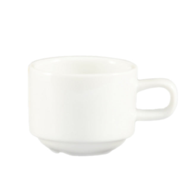 CAC China CLB-35 Clinton Demitasse Cup 3-1/2 Oz. 2-1/2" Dia. X 2"H