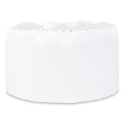 KNG 3046WHT Kng Chef Beanie Hat White Mesh Top