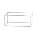 Cal-Mil 23854-3-49 Riser 12"W X 20"D X 3"H Chrome Plated