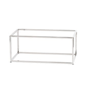 Cal-Mil 23854-3-49 Riser 12"W X 20"D X 3"H Chrome Plated