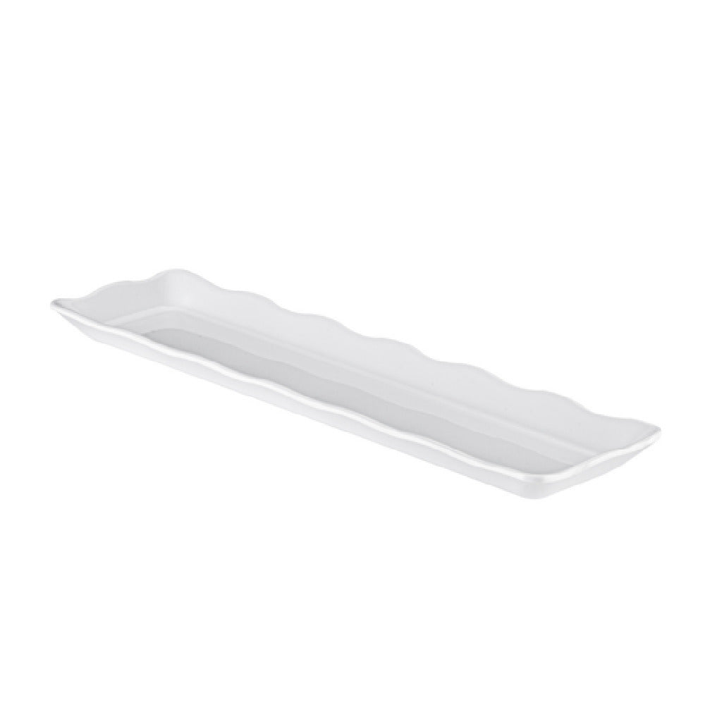 CAC China MLSC-RT91-W Platter 19"W X 5-1/4"D X 1-1/4"H Rectangular