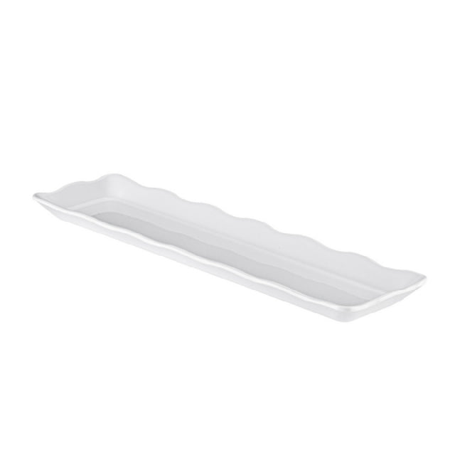 CAC China MLSC-RT91-W Platter 19"W X 5-1/4"D X 1-1/4"H Rectangular