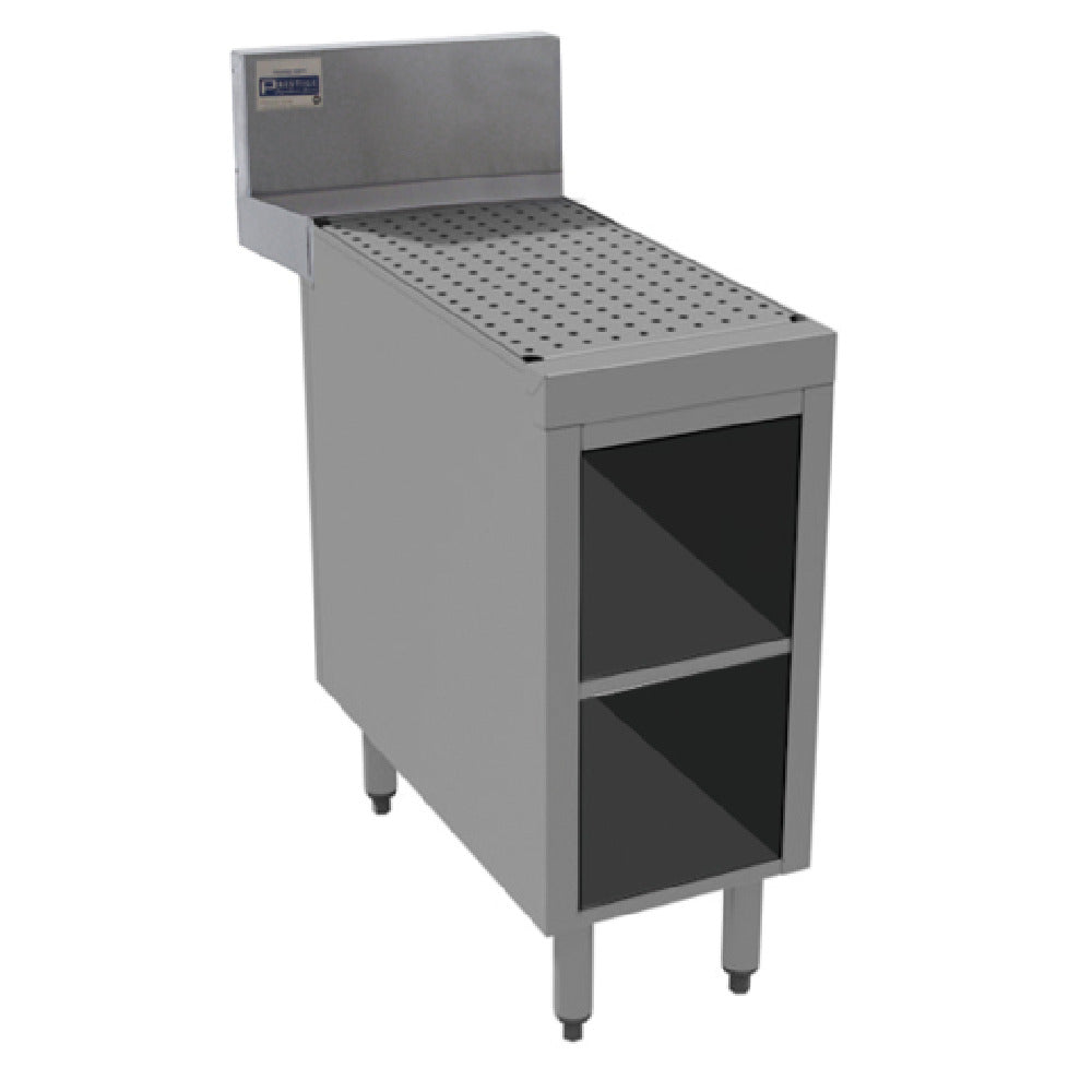 Advance Tabco PRSCO-24-18-M Prestige Underbar Drainboard Cabinet Open Front 18"W X 30"D X 36"H
