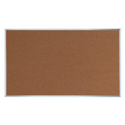 Aarco DB3660 Bulletin Board 60"W X 36"H Natural Pebble Grain Cork