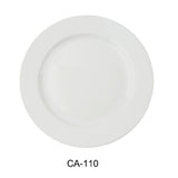 Yanco CA-110 Cambria Dinner Plate 10-1/2" Dia. X 1"H Round
