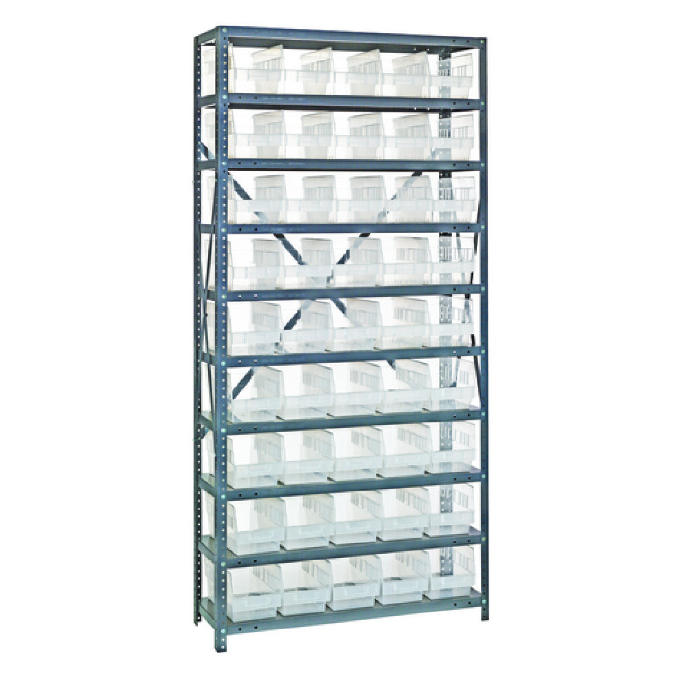 Quantum 1875-204CL Shelving Unit 18"D X 36"L X 75"H Heavy Duty