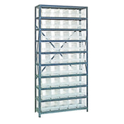 Quantum 1875-204CL Shelving Unit 18"D X 36"L X 75"H Heavy Duty