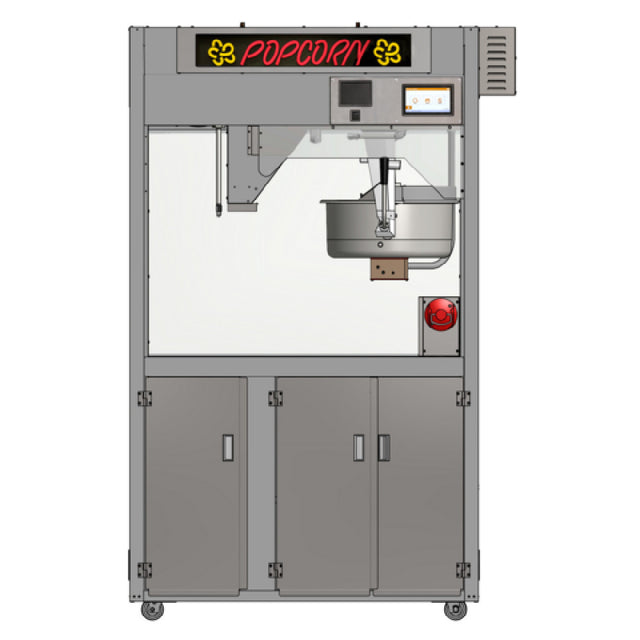 Gold Medal 2948-00-821 - PopClean® 52 Oz. Popcorn Machine (48") With Updraft HEPA Filtration System
