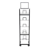 Hubert 84052 - Cookie Display Stand, 15.9"W X 16.5"D X 67"H, Mobile