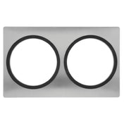 Hubert 28979 - Tile, For Colorscape 9-7/16" Dia. Round Pans, 2-compartment