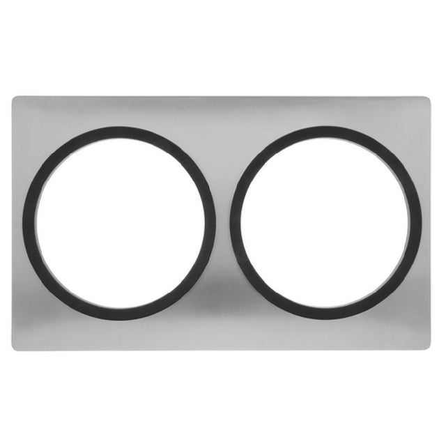Hubert 28979 - Tile, For Colorscape 9-7/16" Dia. Round Pans, 2-compartment