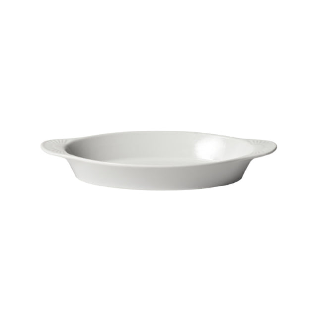 Winco WRD-15 Welsh Rarebit Baking Dish 15 Oz. 10-1/2"L X 5-3/8"W X 1-3/8"H