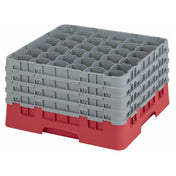 Cambro 36S900163 Camrack® Glass Rack With (4) Soft Gray Extenders Full Size